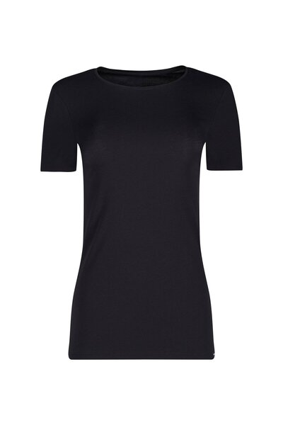 Skiny Damen Shirt - T-Shirt, Baumwolle. Rundhalsausschnitt, Kurzarm, einfarbig