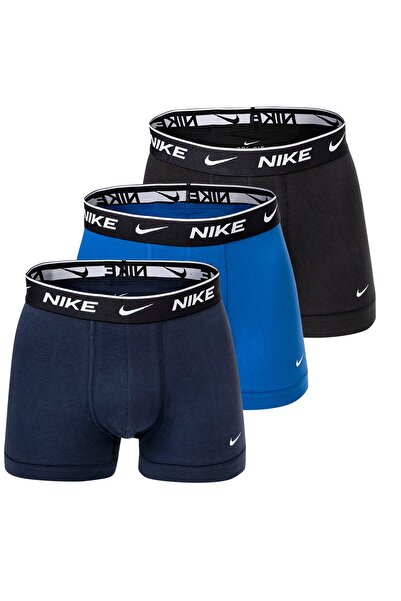 Nike Herren Boxer Şort, 3'lü Paket - Şort, Logobund, Pamuklu Streç