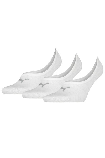 Puma Unisex Füßlinge, 3er Pack - Footie, einfarbig