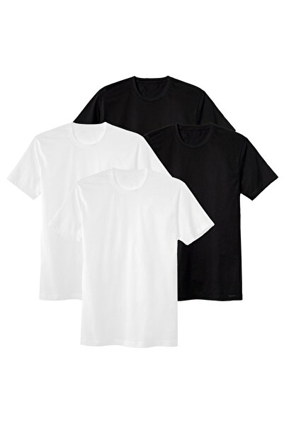 Calida Herren T-Shirt, 4er Pack - Benefit, Rundhals-Ausschnitt, 100% Baumwolle