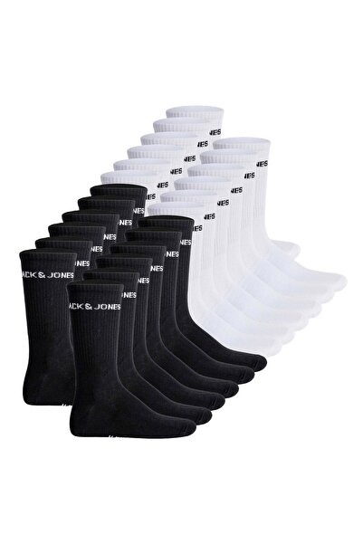 Jack & Jones JACK&JONES Herren Tennissocken, 24er Pack - JACLOGO, One Size