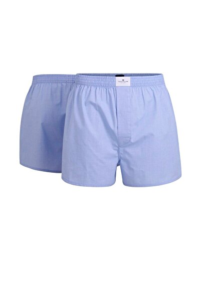 Tom Tailor Herren Boxershorts, 2er Pack - Web-Shorts, Baumwolle, Poplin, kariert