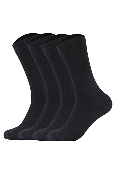 camano Herren Socken, 4er Pack - Organic Cotton, einfarbig