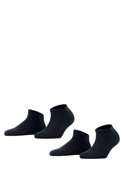 FALKE Damen Socken, 2er Pack - Happy, Sneakersocken, einfarbig