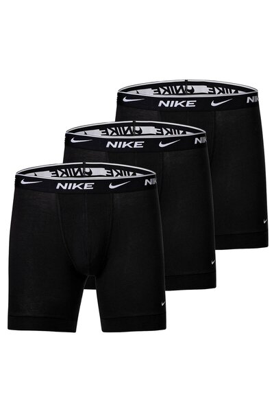 Nike Herren Boxer Şort, 3'lü Paket - Boxer Şort, Pamuklu Streç, einfarbig