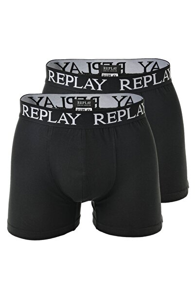 Replay Herren-Boxershorts, 2er-Pack – Badeshorts, Baumwollstretch
