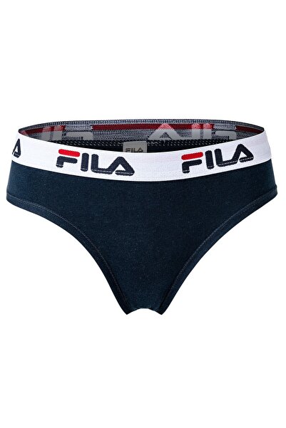 FILA Damen Slip - Regular Waist, Slip mit breitem Logo-Bund, Baumwolle, einfa...