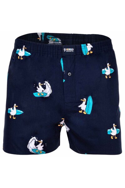 Happy Shorts Herren Web-Boxershorts - American Boxershorts