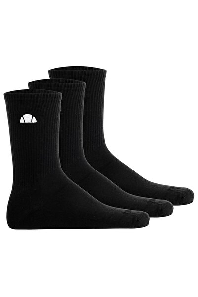 Ellesse Unisex Socken, 3er Pack - ALACRE, Crew Socken, Logo, einfarbig