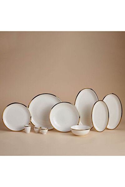 KORKMAZ Collection 60 Parça Gold Yemek Takımı A8056