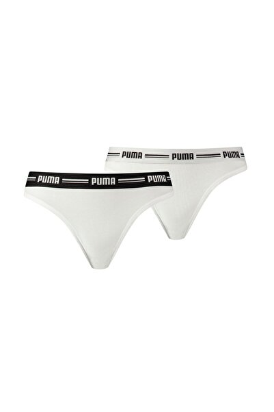 Puma Damen String – ikonischer, weicher Baumwoll-Modal-Stretch, 2er-Pack