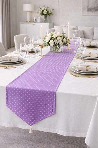 Arma House Alergăr de lenjerie de rață cu buline liliac