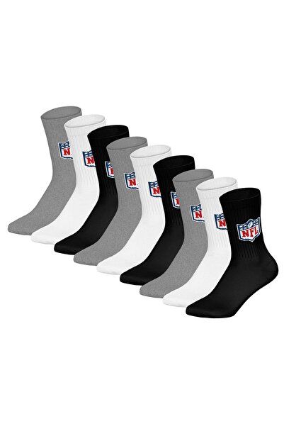 NFL Unisex Socken, 9er Pack - Shield 9Pack Crew Socks, Logo, Baumwollmischung