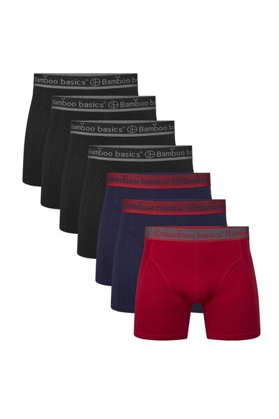 Bamboo Basics Herren Boxer Shorts, 7er Pack - RICO7P, atmungsaktiv, Single Je...