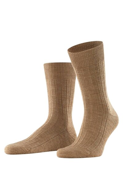 FALKE Herren Socken - Teppich im Schuh, Merinowolle, Unifarben