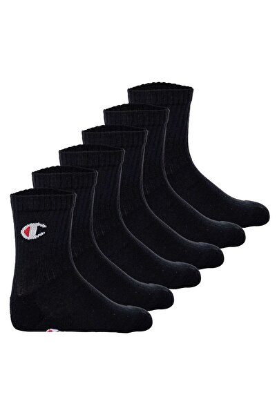 Champion Kinder Socken, 6er Pack - Crew Socken, einfarbig