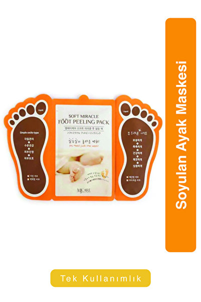 Mjcare Miracle Foot Peeling Pack - Çorap Tipi Ayak Peeling Maskesi