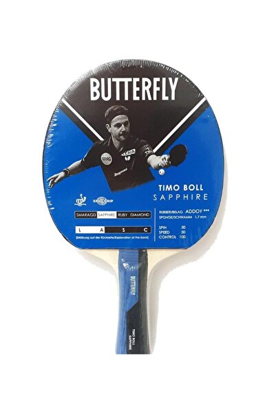 BUTTERFLY Timo Boll Sapphire Masa Tenisi Raketi 85023