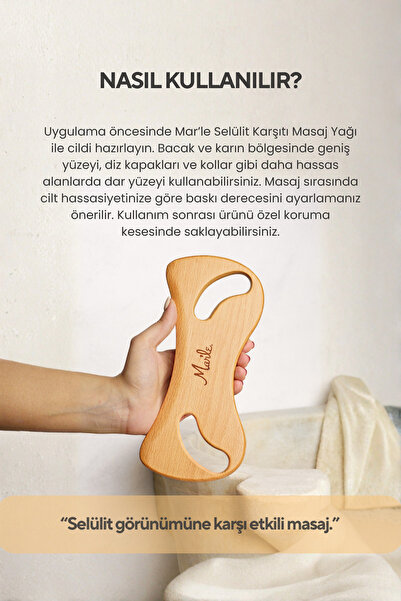 MAR'LE Mar’le Ahşap Masaj Aleti