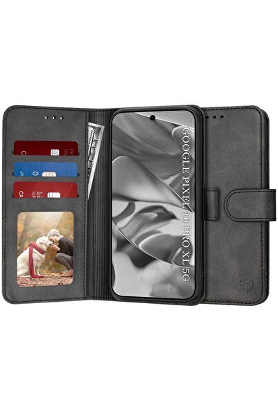 Techsuit Husă pentru Google Pixel 10 Pro XL, jurnal, tip carte, rezistentă la...