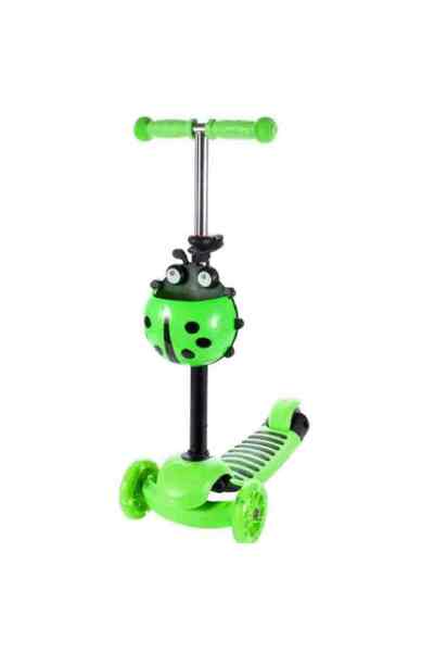 MalPlay Trotinetă tip Ladybug, Verde, 109343