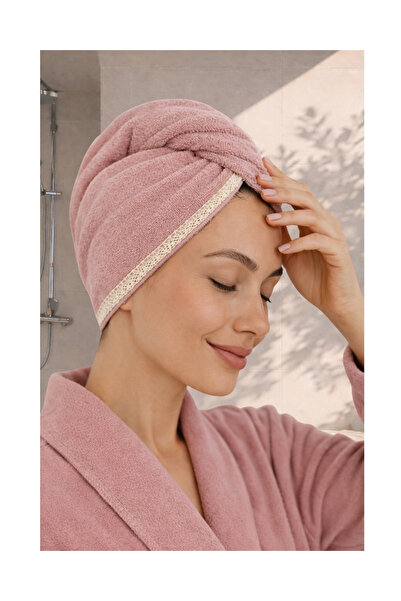 Ellia Soft Prosop de păr din bumbac gros din bambus, în cutie, prosop de păr ...