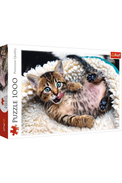 Trefl PUZZLE 1000 PISICUTA VESELA