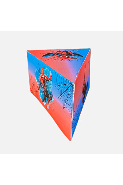 SPIDERMAN Σετ 5 buc Cutie pentru felii de tort 11x8x6 cm, χαρτοκιβώτιο colora...