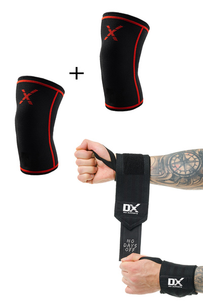 Dex Supports Lasting Energy وسادة ركبة رياضية للتدريب وأكمام للركبة + سوار مع...