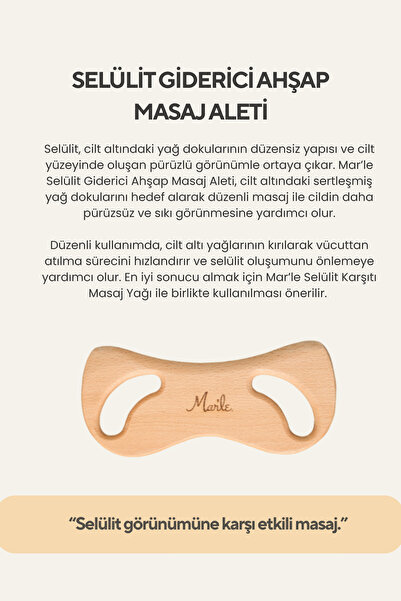 MAR'LE Mar’le Ahşap Masaj Aleti