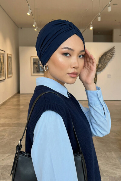 Aisha's Design Pamučni džersej Bone, B-20, tamnoplava