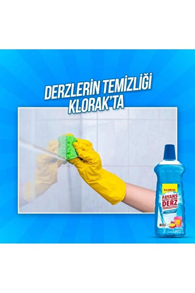 Klorak Fayans ve Derz Temizleyici 970mlx2 Adet