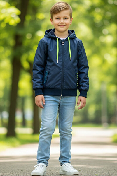 Verscon Pelernă de ploaie cu glugă pentru băieți 2 - 11 ani