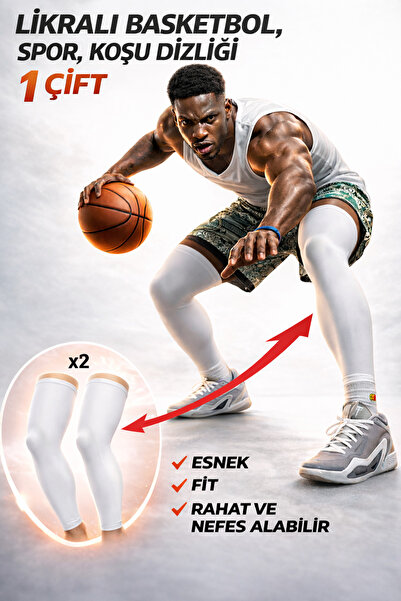 GAZELMANYA Basketbol Dizliği Korumasız Spor Dizlik Koşu Dizliği Fitness Dizli...