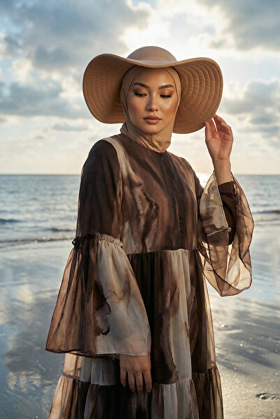 Aisha's Design قبعة نينجا بون توربان مع ربطة ظهر قابلة للإزالة، S-5، لون بني ...