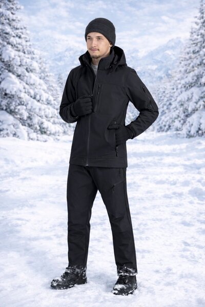 Vatan Tekstil Winter Imported Softshell Windproof Water Repellent Fabric Men'...