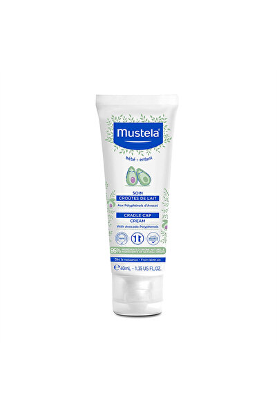 Mustela Cradle Cap Cream 40 Ml - Cremă de îngrijire împotriva descuamării păr...