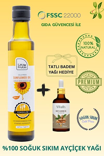 Las Frutas Soğuk Sıkım Ayçiçek Yağı 250 ml