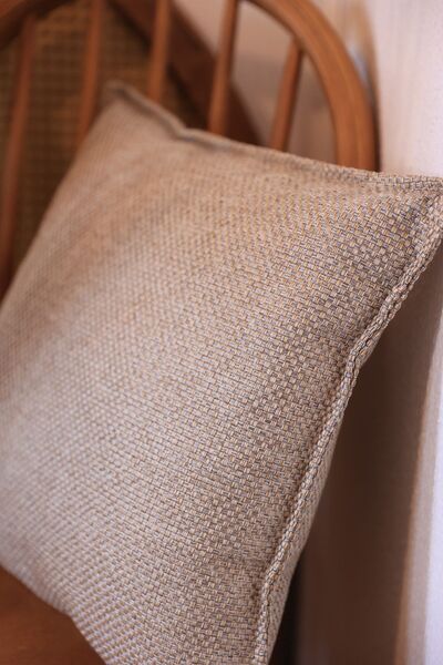 NEEDLE Serrated Kırlent Kılıfı Jüt-Gri (45x45)