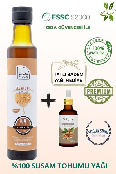 Las Frutas Yemeklik Susam Tohumu Yağı 250 ML