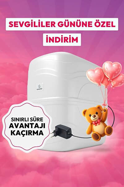 Sumosu Home Alkali Pompalı Su Arıtma Cihazı - Beyaz