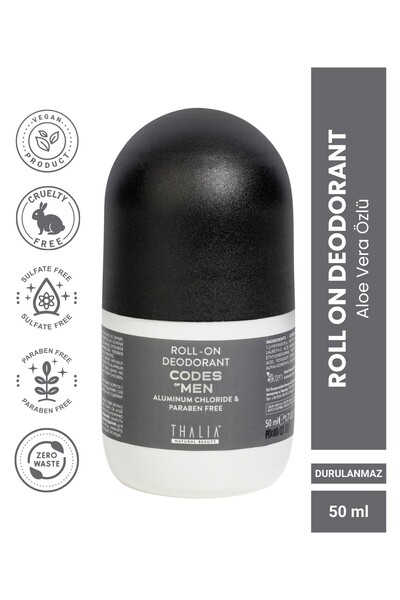 Thalia Erkek Aloe Vera Özlü Roll’on Deodorant 50ml