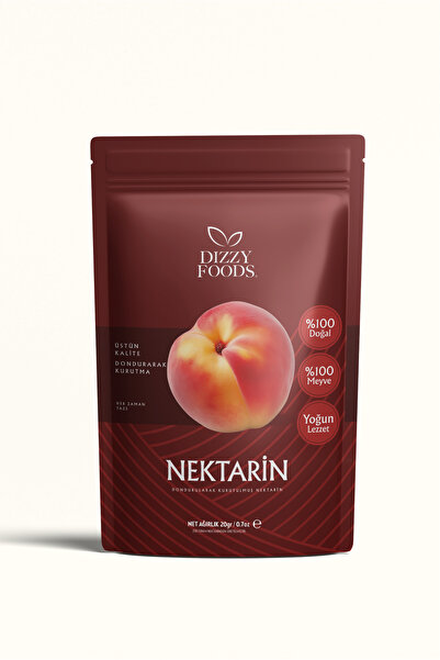 Dizzy Foods Dizzy Foods Dondurularak Kurutulmuş Meyve Nektarin 20 gr