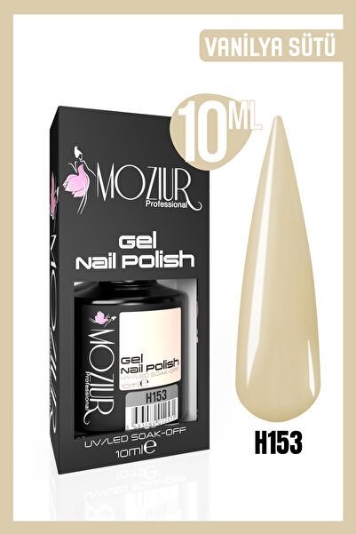 MOZIUR Kalıcı Oje Uv Led H153 (BEJ SERİSİ) 10ml