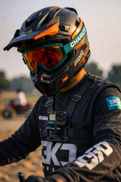 Motobros Suport telefon pentru motocicletă Vlog Video Curea pentru piept Suport telefon pentru piept pentru motocicletă Suport pentru piept GOPRO