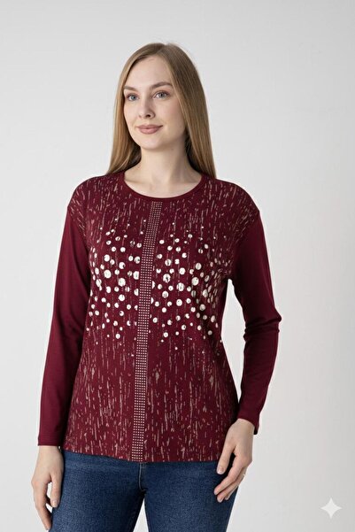 Orly More Viscose Fabric Mini Slit Long Sleeve Printed Mother's Combed Cotton...