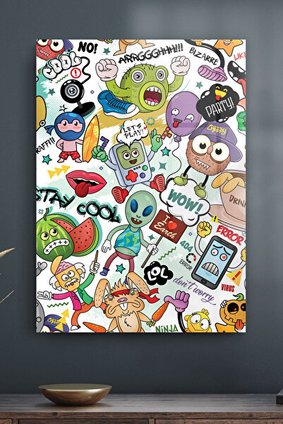 Decovetro Grafiti na staklenom stolu Lik s