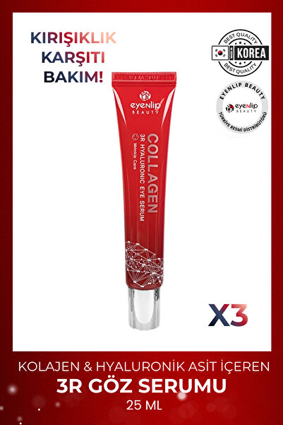 Eyenlip Beauty 3r Hyalüronik Içeren Kırışıklı Karşıtı Göz Serumu 25 ml