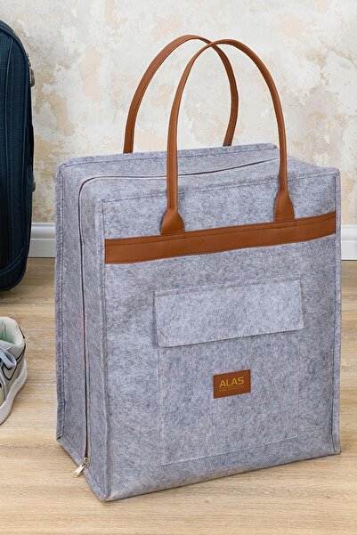 alas ev tekstil Τσάντα παπουτσιών τύπου ταξιδιού με δερμάτινη λαβή Αποθήκευση...