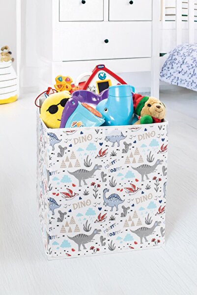 ALAS Динозавр Великий іграшковий ящик з кришкою для дитячої кімнати 40x40x45 см